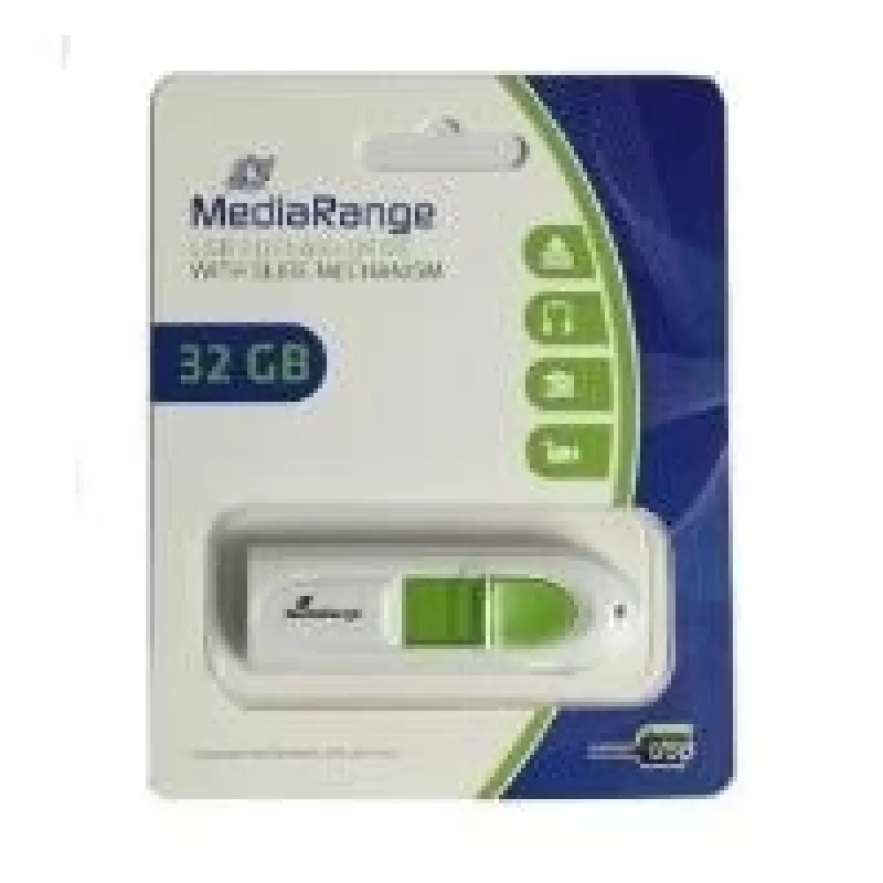 MediaRange Nano - USB atmintukas - 64 GB - USB 2.0 - juodas (MR923)