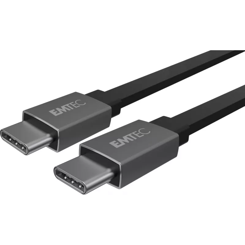 USB laidas Emtec T700C2 1,2 m USB C juodas