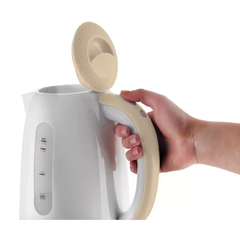 Elektrinis virdulys Concept Solution RK2331 — 1,7 l, 2200 W, smėlio/baltos spalvos