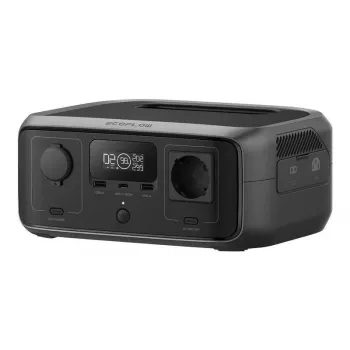 Nešiojamoji elektrinė EcoFlow RIVER 3 UPS — LiFePO4 245 Wh, 300 W, 1 kintamosios srovės lizdas, USB-A, USB-C, kintamosios srovės/saulės/nuolatinės srovės įvestis