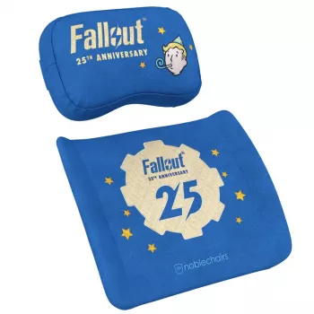 Kaklo pagalvėlė / Juosmens pagalvėlė noblechairs Fallout 25th Anniversary Edition Mėlyna 2 vnt.