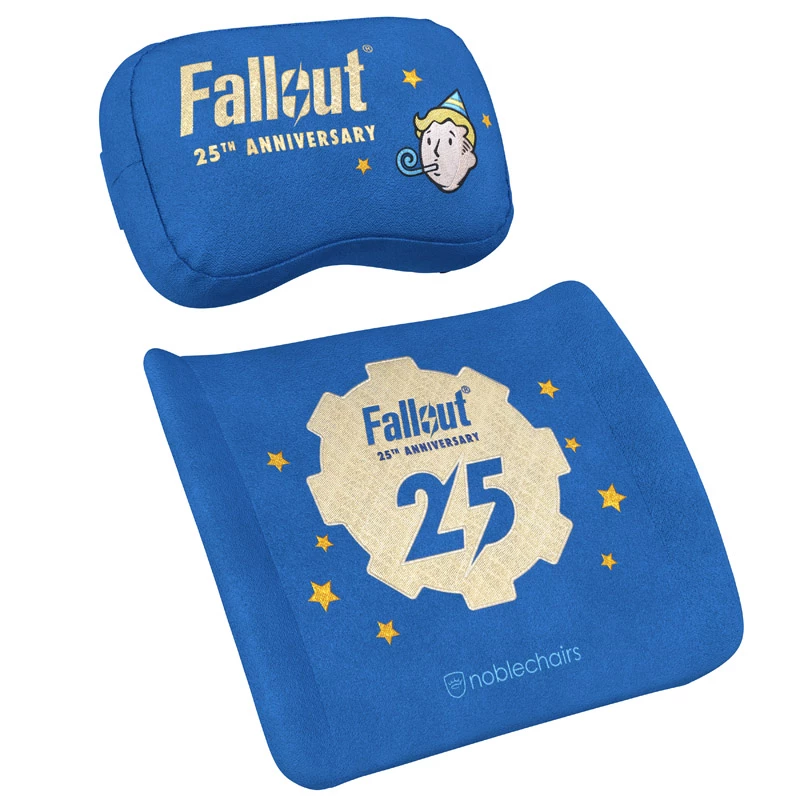 Kaklo pagalvėlė / Juosmens pagalvėlė noblechairs Fallout 25th Anniversary Edition Mėlyna 2 vnt.