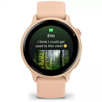 Garmin vívoactive 6 3,05 cm (1,2) AMOLED 42 mm Skaitmeninis 390 x 390 pikselių Liečiamas ekranas Rožinis Wi-Fi GPS (palydovas)