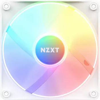 NZXT F120 RGB Core RF-C12SF-W1 120 mm korpuso ventiliatorius, 500–1800 RPM, PWM, baltas