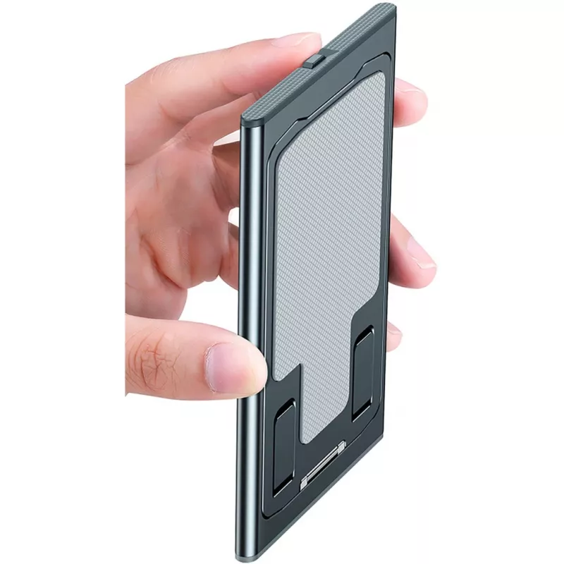 Pasyvus laikiklis Inter-Tech MTS-105 mobiliesiems telefonams, išmaniesiems telefonams, planšetiniams kompiuteriams ir UMPC, pilkas