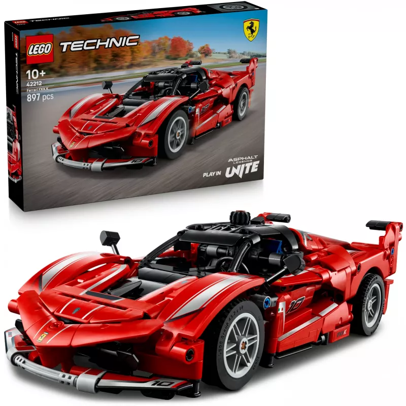 Konstruktorius LEGO Technic Ferrari FXX K mastelio modelis 1:10, 897 dalys, amžius 10+