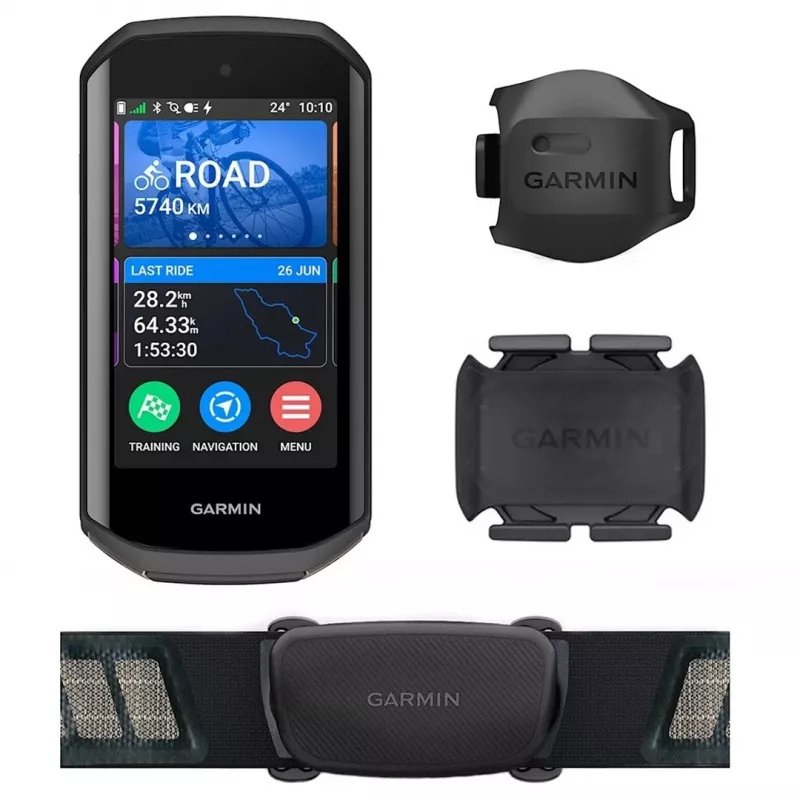 GPS dviračio kompiuteris GARMIN Edge 1050, 3,5 colio ekranas, juodas