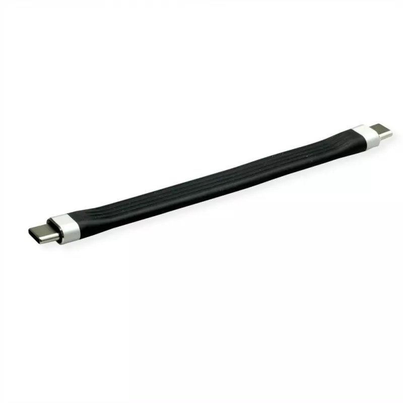 ROLINE 11.02.9054 USB laidas 0,11 m USB 3.2 Gen 2 (3.1 Gen 2) USB C juodas (11.02.9054)