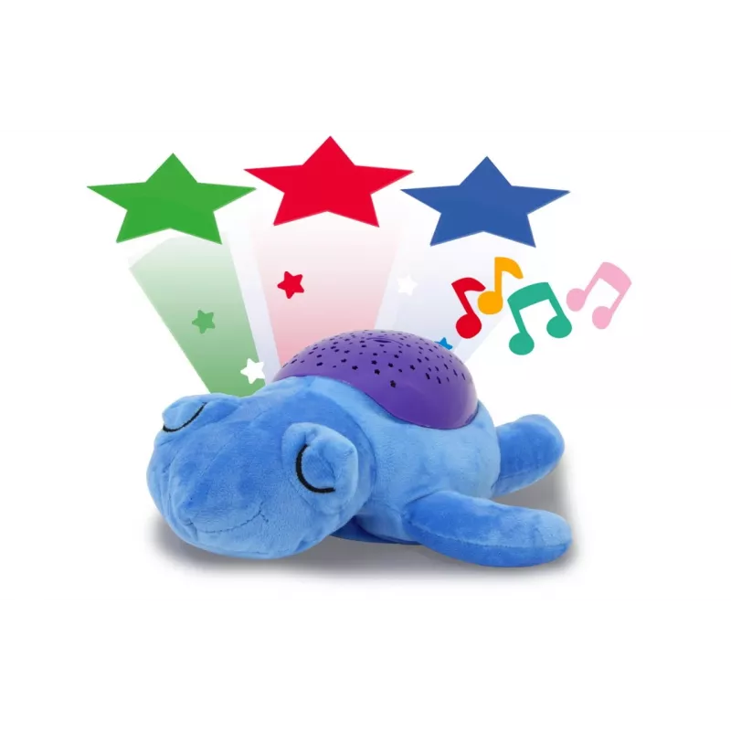 Naktinis šviestuvas Jamara Dreamy Turtle laisvai pastatomas mėlynas violetinis