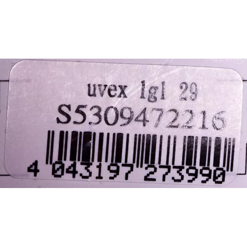 Apsauginiai akiniai UVEX LGL 29 — modelis 53/0/947/2216/UNI, juodas rėmelis