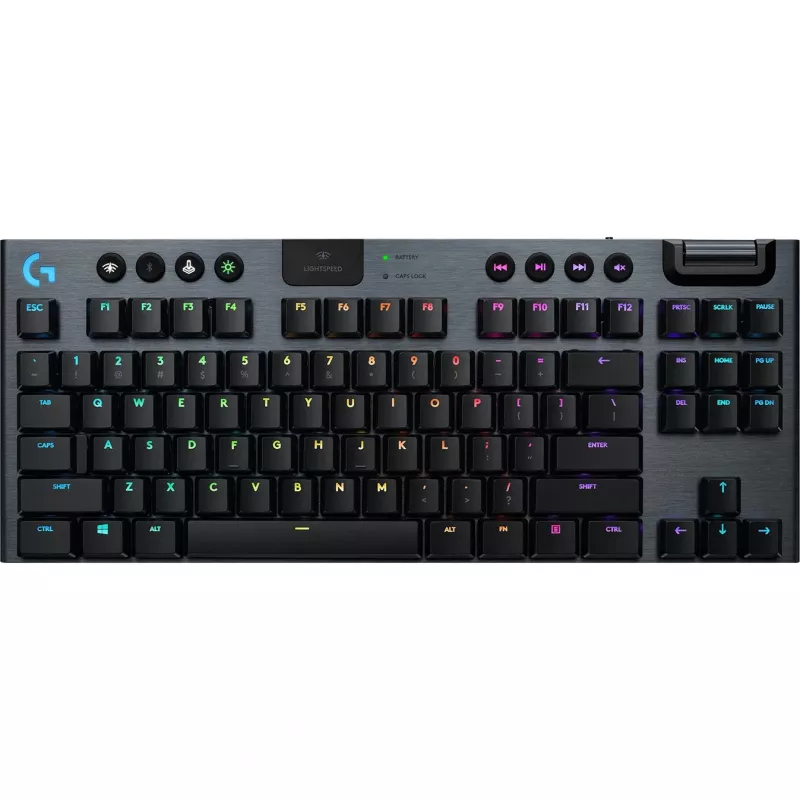 Logitech G G915 TKL Tenkeyless LIGHTSPEED belaidė RGB mechaninė žaidimų klaviatūra – linijinė