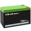Qoltec 53076 AGM akumuliatorius | 12V | 7Ah | Apsaugos sistemos