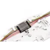 „Digitus“ optinio pluošto užspaudžiama sujungimo apsauga, 150 vnt. pakuotė, telekomunikacijų patvirtinimas TS0338/96, sidabrinė