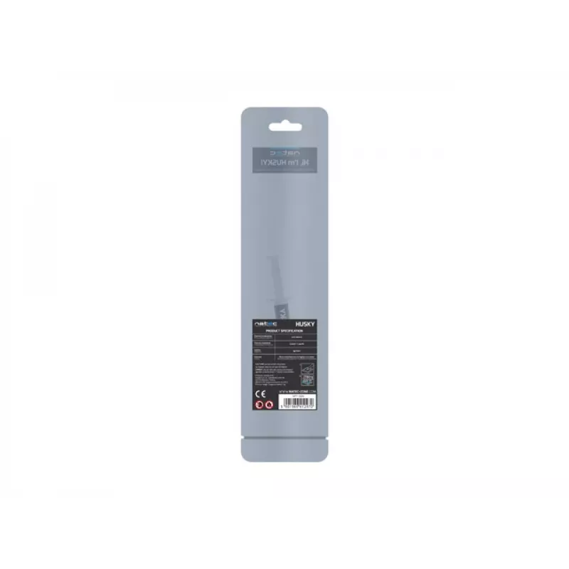 Termo pasta NATEC Husky NPT-1324, šilumos laidumas 4.63 W/m·K, tūris 2 ml, tankis 2.5 g/cm³