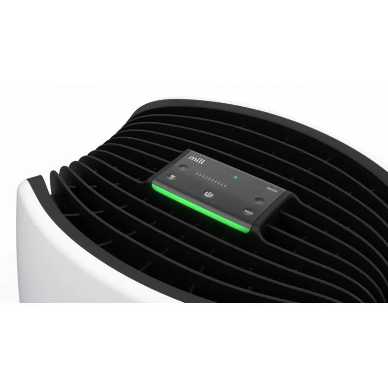 Oro valytuvas “Mill Silent Pro Air Purifier” — “Mill APSILENT”, patalpoms iki 115 m², Švaraus oro tiekimo sparta (CADR) 68,3 m³/val., balta / juoda