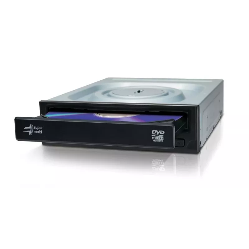 Vidinis DVD±RW įrenginys HITACHI Hitachi-LG Super Multi DVD-Writer GH24NSD6 dėkle juodas SATA 24x DVD 48x CD 146×165×41,3 mm