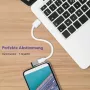 Adapter helos 288346 OTG USB A (moteriška) į USB-C (vyriškas) 3.1 stačiu kampu