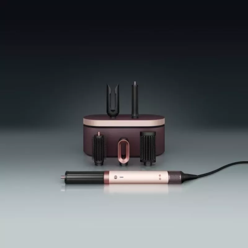 Airwrap Co-anda2x tiesus + Wavy , Multistyler creme/roségold, Bluetooth, 1.700 Watt
