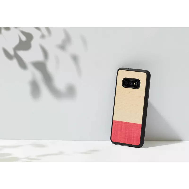 Išmaniojo telefono dėklas man and wood, skirtas Galaxy S10e — miss match Juoda, apsauginis kietas apvalkalas