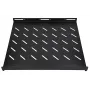 Stovo lentyna Extralink FIXED SHELF FOR 800MM DEPTH CABINET 19 col. 500MMX1U JUODA