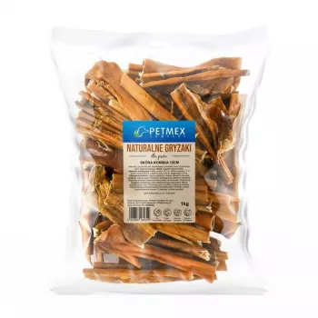 PETMEX šunų kramtukas PETMEX arklio odos 15 cm 1000 g — arklio odos kramtomieji pagaliukai