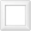 Sieninio lizdo rėmelio plokštė JUNG AS 581 BF WW White — termoplastikas, 80,5 × 80,5 mm