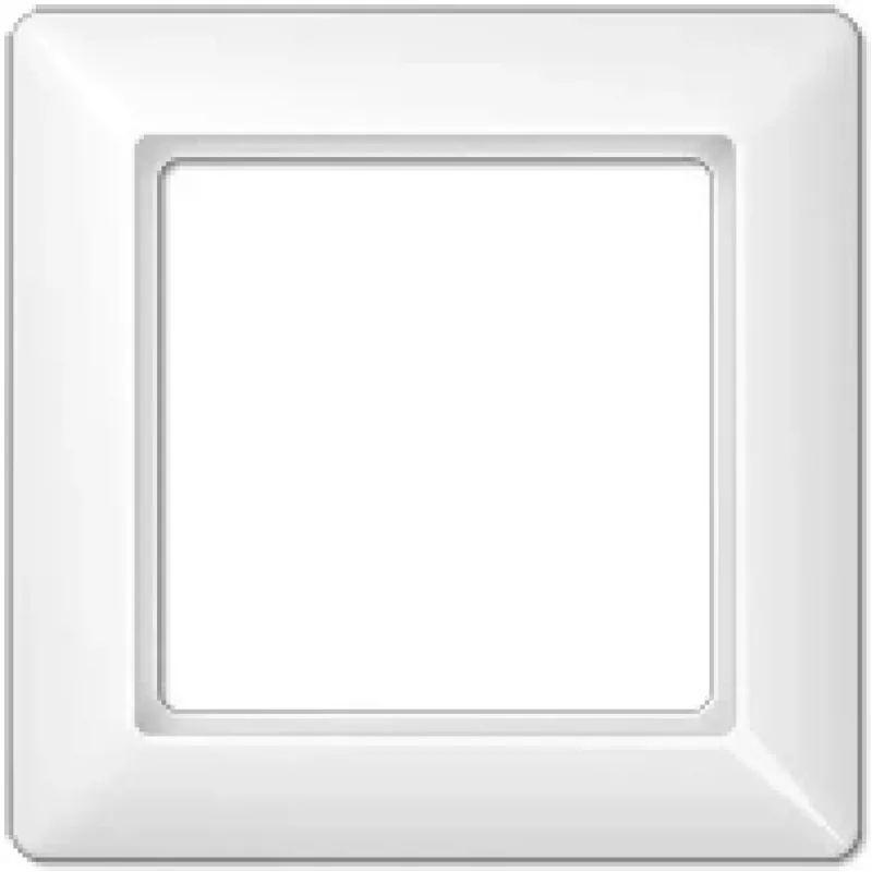 Sieninio lizdo rėmelio plokštė JUNG AS 581 BF WW White — termoplastikas, 80,5 × 80,5 mm