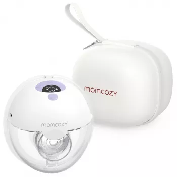 U-grow Momcozy M5 viengubas elektrinis krūties siurblys, violetinis, 160 ml talpa