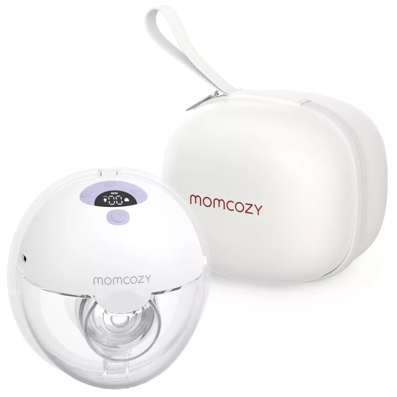 U-grow Momcozy M5 viengubas elektrinis krūties siurblys, violetinis, 160 ml talpa