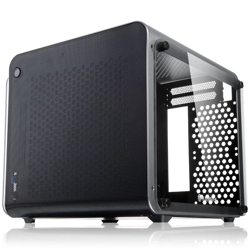 Kompiuterio korpusas Raijintek METIS EVO TG Mini-ITX, sidabrinis