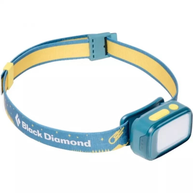Headband flashlight Juoda Diamond Wiz Kid — LED 40 lm, USB rechargeable, IPX4, 69 g, mėlyna