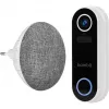 Hombli durų skambučio melodijos imtuvas Hombli Doorbell Chime 2, belaidis 433,92 MHz, kintamoji srovė 110–240 V, C tipo kištukas, pilka / balta
