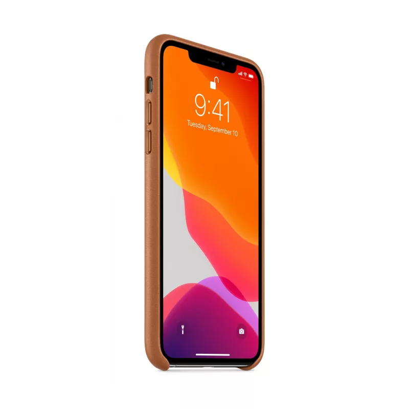 Apple - Dėklas mobiliajam telefonui - oda - Balno ruda - skirtas iPhone 11 Pro (MWYD2ZM/A)