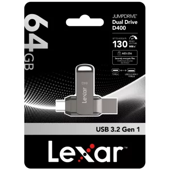 USB atmintinė Lexar 64 GB USB Type-C LJDD400064G-BNQNG