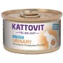 Šlapias kačių ėdalas KATTOVIT Feline Diet Urinary Tuna maišelis 85 g — šlapimo takų palaikymas, 78 % drėgmės, 11 % baltymų