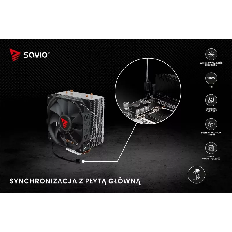 SAVIO VORTEX X2 CPU aušintuvas