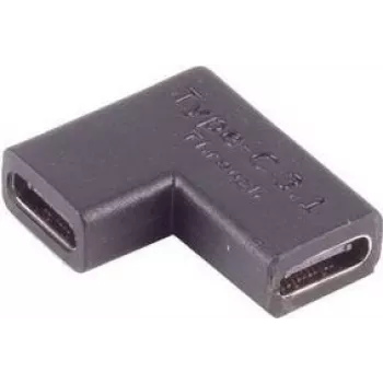 Stačiakampis USB-C 3.1 adapteris ShiverPeaks 13-40005, 90° jungtis USB-C įrenginiams