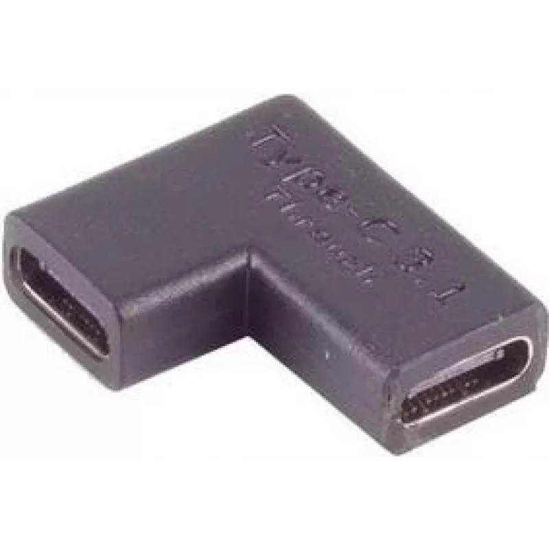 Stačiakampis USB-C 3.1 adapteris ShiverPeaks 13-40005, 90° jungtis USB-C įrenginiams