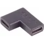 Stačiakampis USB-C 3.1 adapteris ShiverPeaks 13-40005, 90° jungtis USB-C įrenginiams