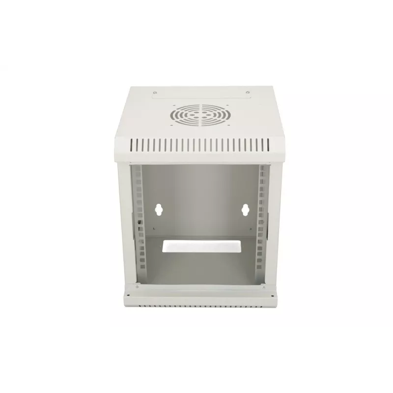 Prie sienos tvirtinama spinta Extralink Rackmount cabinet 6U 10 colių Pilka Užrakto užraktas Kabelių valdymas