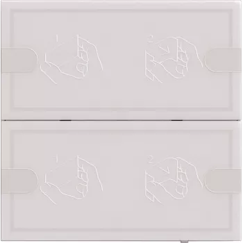Gira KNX Touch Sensor 4 comfort 2f TS4 baltas 5002003 (5002003)