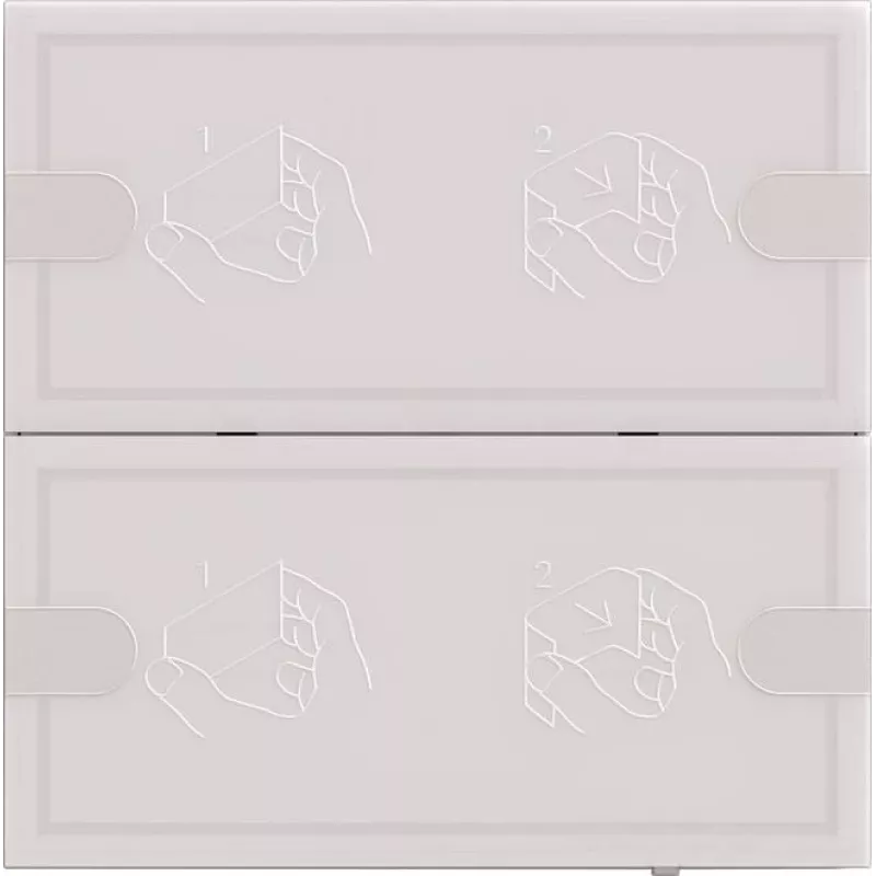 Gira KNX Touch Sensor 4 comfort 2f TS4 baltas 5002003 (5002003)