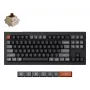 Mechaninė klaviatūra Keychron V3 Ultra 8K — laidinė ir Bluetooth, QWERTY, RGB, juoda
