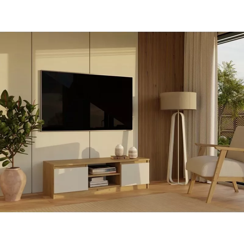 MALWA 120 TV spintelė, artisan ąžuolas/kašmyro