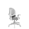 Sukamasis krėslas mark adler Junior 4.5 pilka — ergonomiškas biuro krėslas, reguliuojamas aukštis 40–50 cm, tinklinė atlošas, ratukų pagrindas, porankiai, juosmens atrama