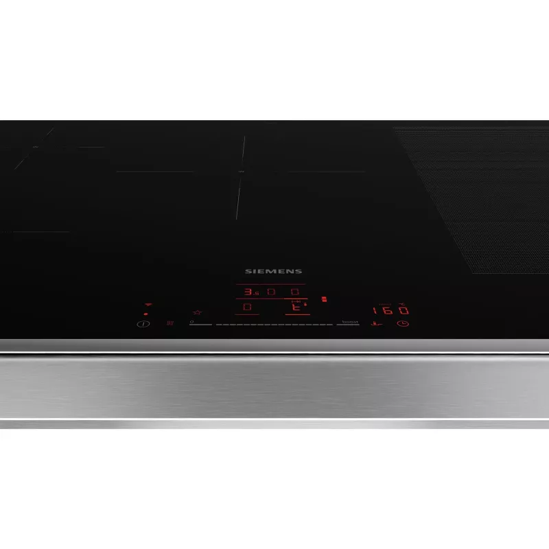 Siemens iQ700 EX845HVC1E kaitlentė, juoda, įmontuojama, 80 cm, 5 zonos