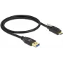 USB laidas Type-A kištukas į Type-C kištuką DeLOCK 84025 0,5 m