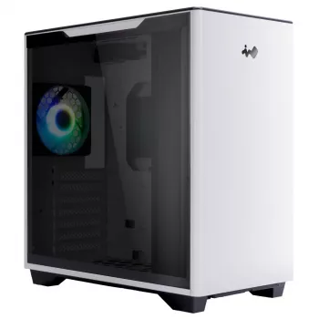 InWin A5 Midi-Tower Grūdintas Stiklas - balta