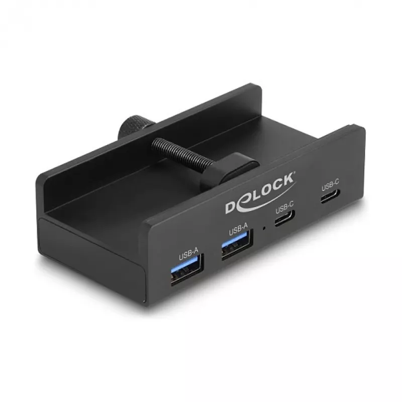 DeLOCK 64262 USB 2.0 Type-A šakotuvas 5000 Mbit/s Juodas