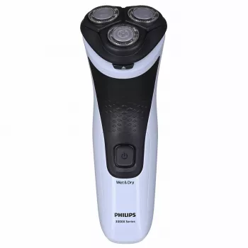 Elektrinis rotacinis skutimosi peilis Philips 3000X Series X3003/00 — 3 galvučių, šlapias ir sausas, NiMH baterija, 40 min. veikimo laikas